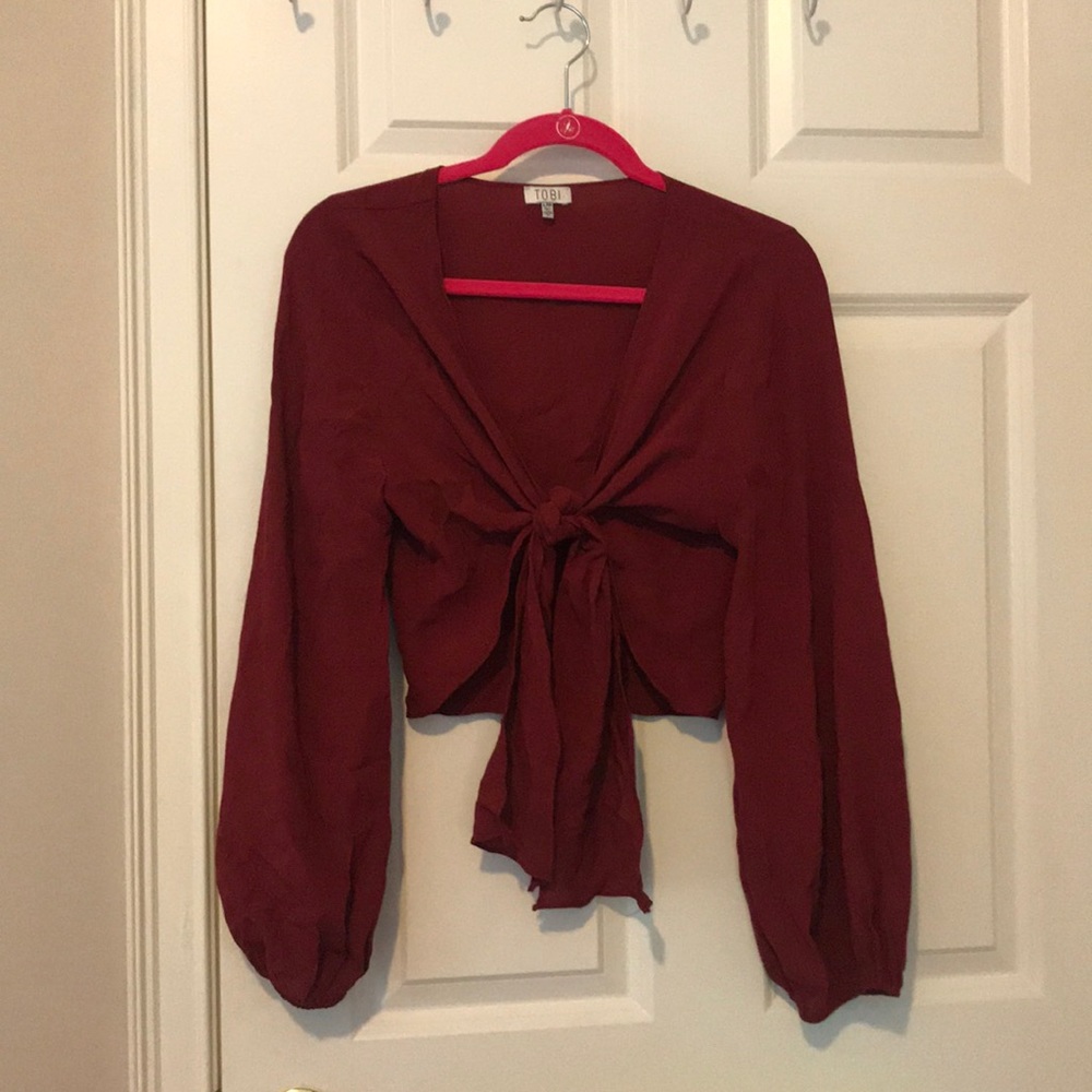 Tobi tie front top